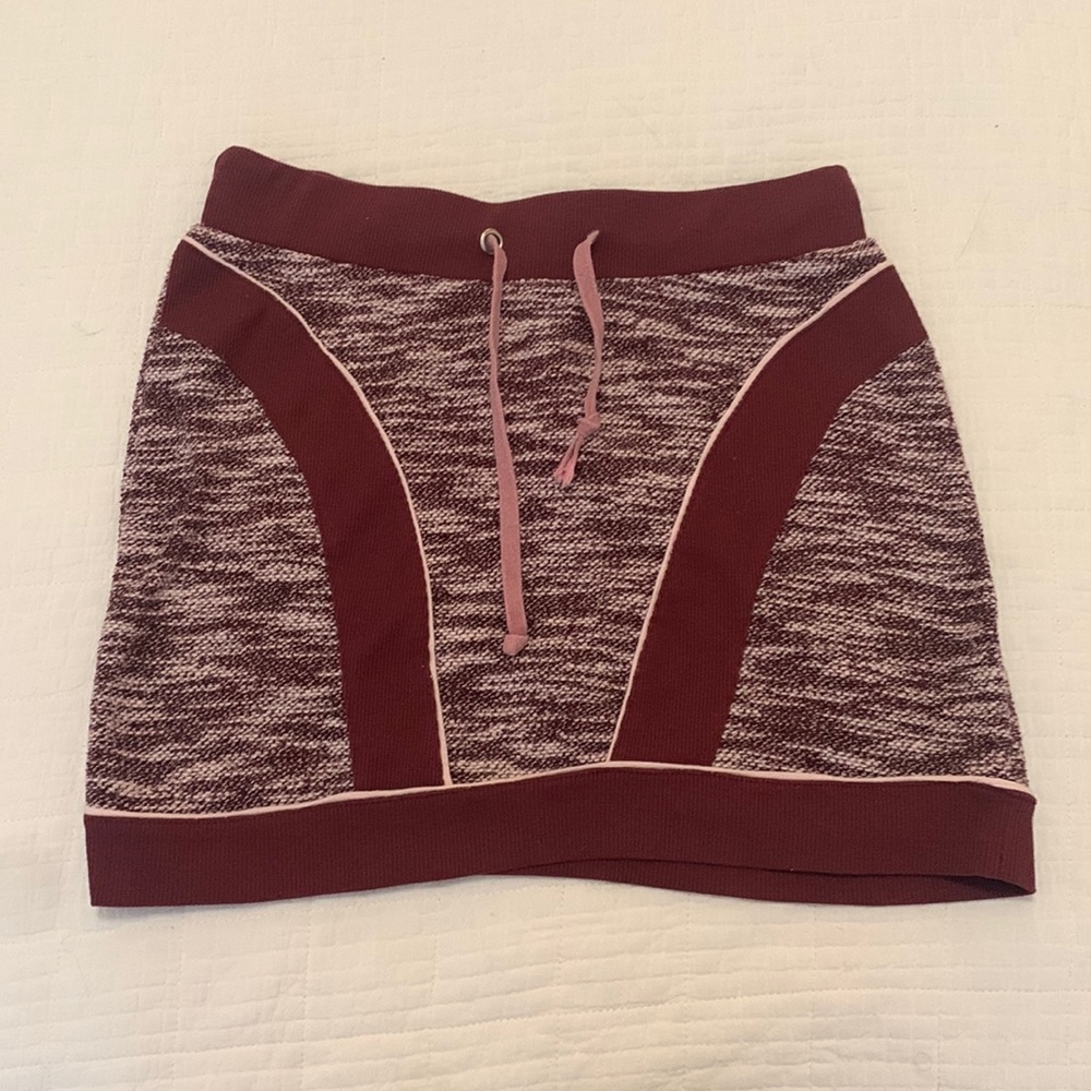 Tobi cotton mini skirt